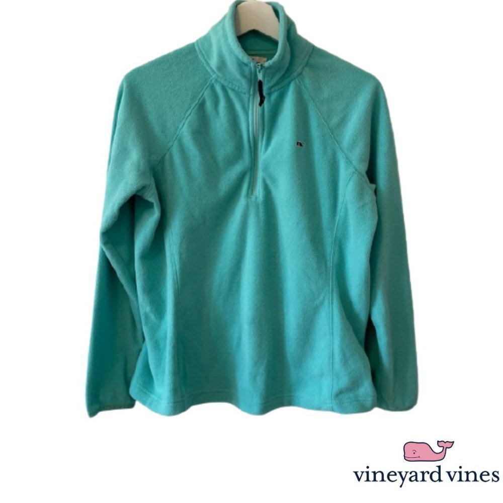 𝅺Vineyard Vines Blue Pullover Fleece